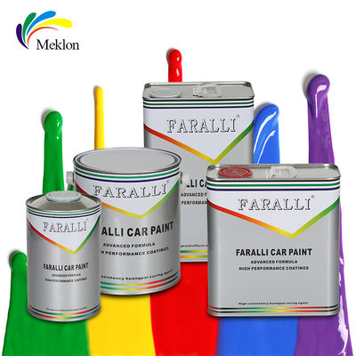 طلاء السيارة الأصفر المعدني معطلة للرطوبة العملية مضادة للتلاشي