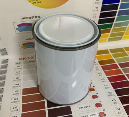 38P طلاء السيارة الفضي الساطع مع تأثير لامع لطلاء سيارة مازدا