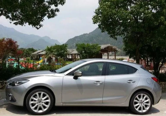 38P طلاء السيارة الفضي الساطع مع تأثير لامع لطلاء سيارة مازدا