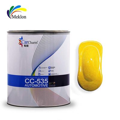 طلاء إصلاح السيارات الاحترافي من مكلون أصفر ليموني، طبقة أولية 1K، طبقة علوية 2K، مضاد للتآكل والحماية من الأشعة فوق البنفسجية