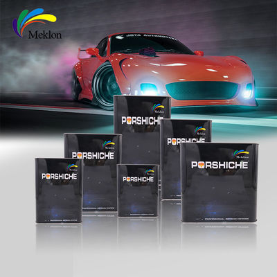 مظهر السيارات مع الطلاء السيارات عالي الجودة البرتقالي الأحمر اللؤلؤي