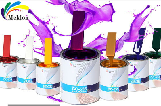 طلاء إصلاح السيارات الاحترافي، طلاء سيارات بنفسجي، طبقة علوية لإصلاح السيارات 2K