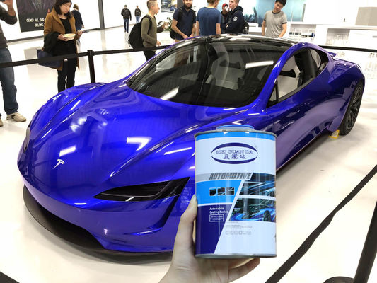 طلاء سيارة أبيض نقي طويل الأمد 2K لمقاومة درجات الحرارة العالية