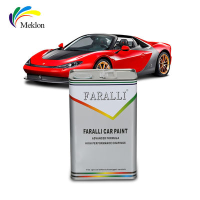 طلاء السيارة الأحمر البرتقالي المعتمد من قبل ISO/MSDS/SGS لتغطية وحماية ممتازة