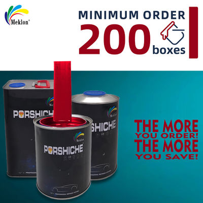 غير سامة مقاومة للحرارة طلاء سيارات أحمر لامع مقاوم للتلاشي