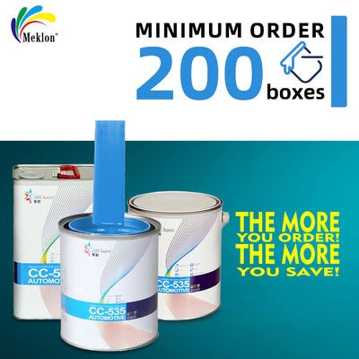 طلاء سيارة بلا رائحة مستقر كريستال أزرق مضاد للأشعة فوق البنفسجية