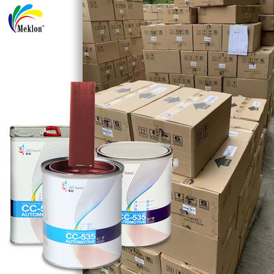 طلاء مخصص للسيارات بلون أحمر لؤلؤي ناعم، جاهز للاستخدام، للسيارات، طلاء تجديد السيارات