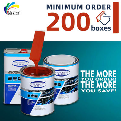 سهلة الرشاش 1k اللون الأحمر الأكريليك البوليمر السيارة إعادة تصفية الطلاء السيارات