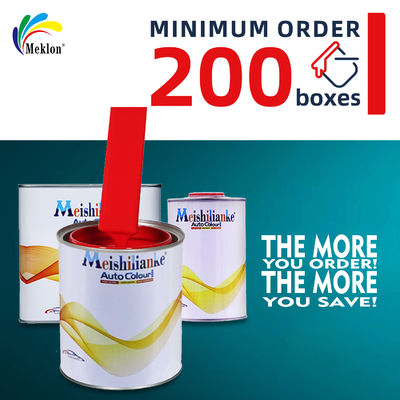 طلاء السيارات التجديد التلقائي 1k الأحمر الطلاء الأساسي عالية اللمعان تأثير المرآة الطلاء التجديد السيارات