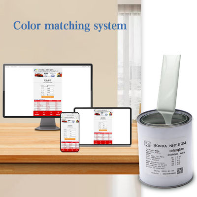 مقاومة الخدوش هوندا NH552M 1K طلاء سيارة أكريليك فضي رمادي فاتح
