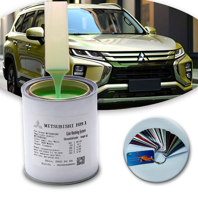 طلاء تجديد السيارات بتقنية الأكريليك 1K للبيئات ذات درجات الحرارة المرتفعة والجافة مع تأثير ذهبي شامباني