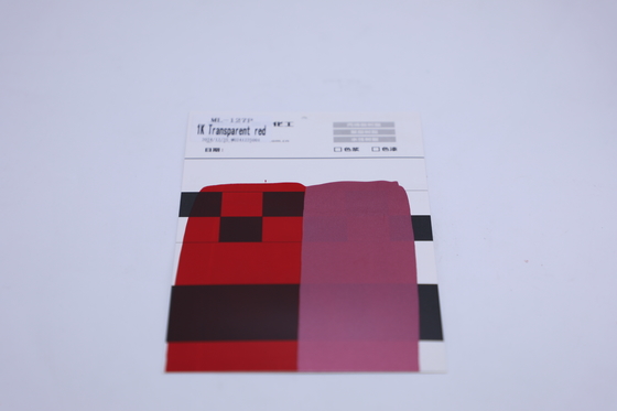 الطلاء الأحمر الشفاف للسيارات المقاوم للخدش والحماية من الأشعة فوق البنفسجية والفعال من حيث التكلفة لإعادة تصميم السيارات وتخصيصها