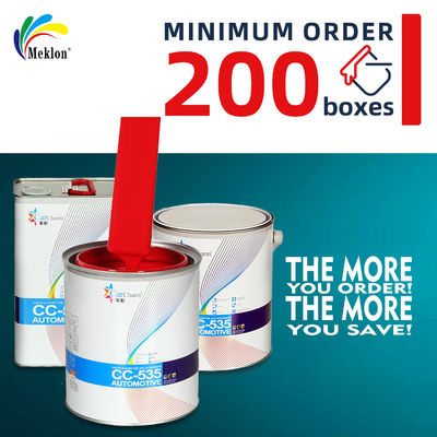 طلاء سيارات أحمر لهب عالي الأداء سريع الجفاف طلاء سيارات 1K