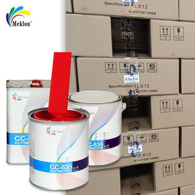 طلاء سيارات أحمر لهب عالي الأداء سريع الجفاف طلاء سيارات 1K