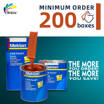 بيع ساخن طلاء سيارات عالي اللمعان مع نماذج متعددة مطابقة طلاء سيارات مقاوم للارتداء