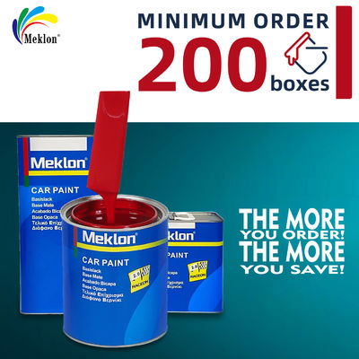 تطابق مع المصنع الأصلي مضاد للأشعة فوق البنفسجية إيجابية الطلاء الأحمر لإصلاح السيارة