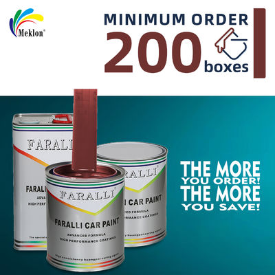 الطلاء السريع للسيارات الأحمر الداكن المقاوم للأشعة فوق البنفسجية