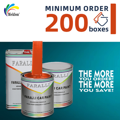 1K2K الطلاء المسبح للسيارات البرتقالي الفعال والسريع