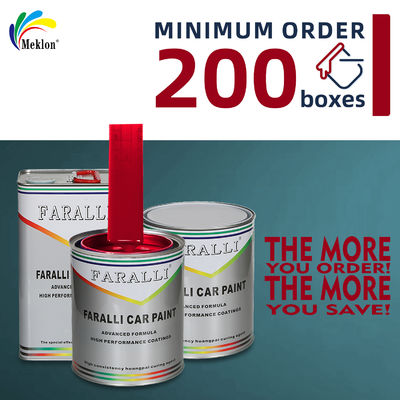 طلاء سيارة ذو براقة عالية يطابق لون المصنع الأصلي طلاء سيارة أحمر