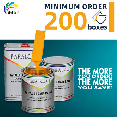 طلاء سيارات أصفر عالي الأداء مقاوم للعوامل الجوية منخفض التكلفة بيع مباشر من المصنع