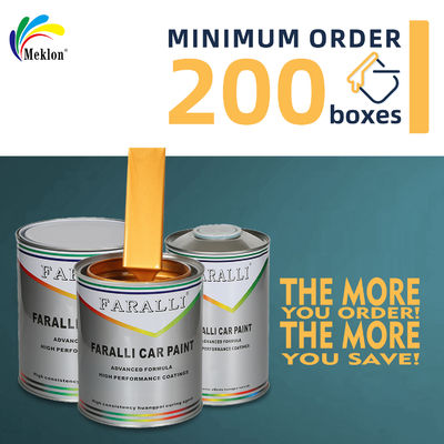 طلاء سيارة ذهبي صديق للبيئة مع مطابقة الألوان الأصلية في الصناعة ومقاومة للخدوش