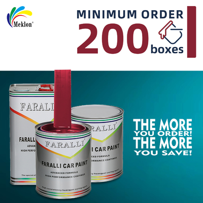 طلاء إصلاح السيارات أحمر عنبي غير لامع لامع سريع الجفاف يدوم طويلاً مضاد للتآكل