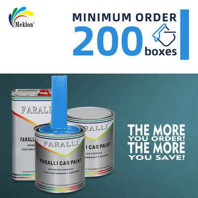 طلاء إصلاح السيارات الأكريليكي الأزرق السماوي عالي الكفاءة وسريع الجفاف وعالي الأداء