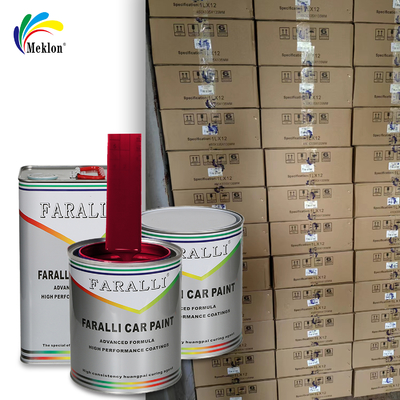1K2K لون قابل للتخصيص مقاوم للارتداء ومقاوم للطقس طلاء سيارات أحمر ساطع