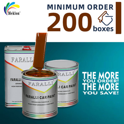 طلاء سيارة بني صديق للبيئة 1K2K مع مقاومة للخدش ومقاومة لدرجات الحرارة العالية