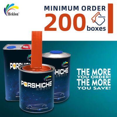 طلاء إصلاح موفر من المصنع مقاوم للأشعة فوق البنفسجية ومقاوم للعوامل الجوية طلاء سيارات برتقالي أحمر