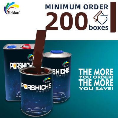 1K2K مقاوم للأشعة فوق البنفسجية مقاوم للأرصاد الجوية ومقاوم للاستعمال الطلاء السيارات الأسود الأحمر عالي اللمعان