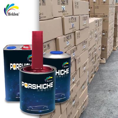 إصلاح و طلاء السيارات الحمراء ذات اللمعان العالي الصديقة للبيئة و منخفضة VOC