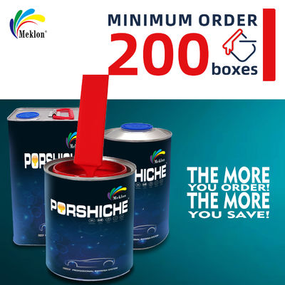 طلاء بخاخ أحمر للسيارات مقاوم للخدش منخفض المركبات العضوية المتطايرة