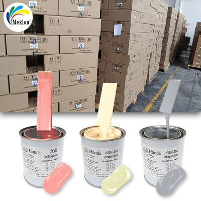 طلاء سيارات معدني أحمر فضي بارد مزدوج الصوت مصنع التوريد المباشر عالية الأداء