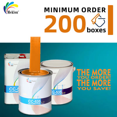 تطابق مع طلاء السيارة البرتقالي الأصلي عالي اللمعان طويل الأمد