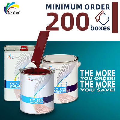 طلاء سيارة أحمر كلاسيكي لامع مقاوم للحرارة والطقس