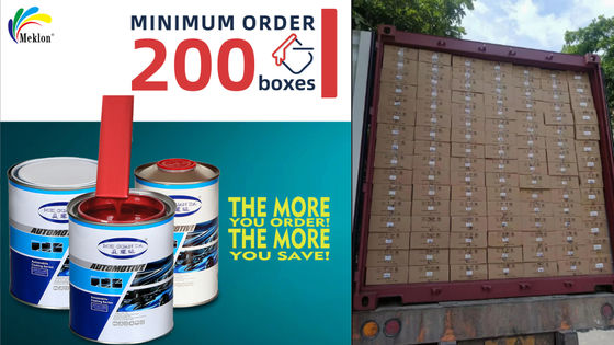 1K سيارة حمراء إعادة صياغة الطلاء فرق البحث والتطوير والإنتاج المستقلة مع مخططات masterbatch وبطاقات الألوان