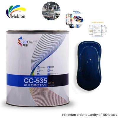 مقاومة الأشعة فوق البنفسجية رذاذ سيارة إعادة تصميم الطلاء 1K الزرقاء طلاء السيارة للإصلاح