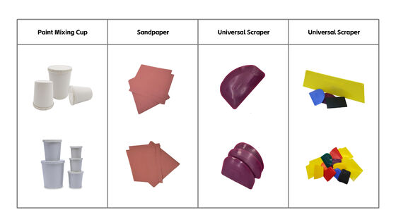 أنواع متعددة من طلاء السيارات وإكسسوارات التجميل للاختيار من بينها