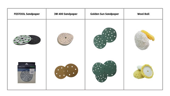 ورق رمل تجميل سيارات مع كفاءة عالية