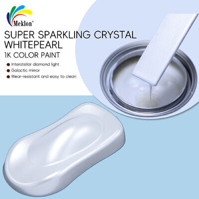 100٪ متطابقة Mk-X-11 أكريليك سيارة إعادة صبغ الطلاء رشاش 1k Basecoat عالية اللمعان بلورية بيضاء اللؤلؤية طلاء السيارة لإصلاح السيارة