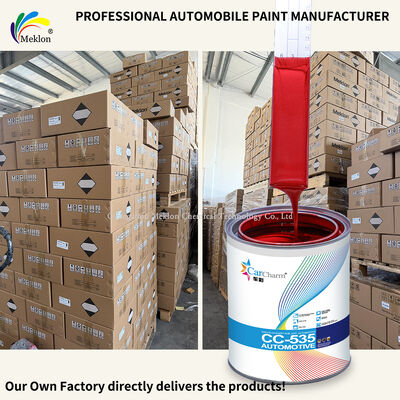 High Shine Glitter Red Silver Acrylic Automotive Boat & Car Refinish Paint Spray Application Liquid Coating for Car Repair