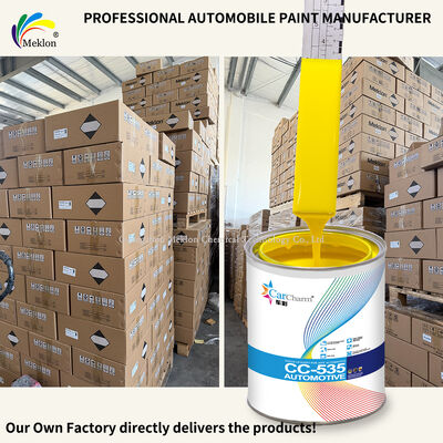 2K ليمون الأصفر الطلاء الأكريلي السيارات الطلاء وإصلاح الطلاء الاستخدام الصناعي إصلاح وتجديد السيارات