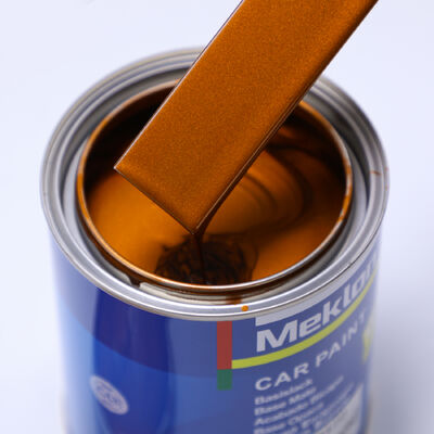 تجفيف سريع 1K برتقالي أحمر فضي طلاء أكريليك السيارات طلاء السيارات والطلاء الاستخدام الصناعي إصلاح وتجديد السيارات