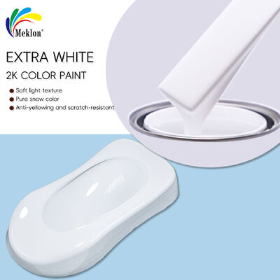 2K الطلاء الأكريليك الأبيض الإضافي طلاء السيارات طلاء السيارات طلاء الطلاء والطلاء