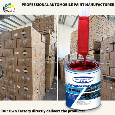 Refinish Car Paint طلاء سيارات احترافي مصمم للتطبيق والالتصاق الممتاز على ألواح جسم السيارة المختلفة X09 Glitter Red Silver