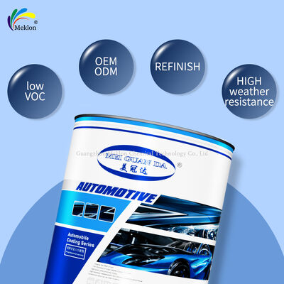 المصنع مباشرة العرض عالي اللمعان الطقس والتآكل طلاء السيارات دعم المواد الخام OEM مخصص الاكريليك طلاء السيارات