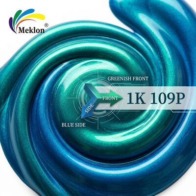 طلاء سيارة لامع جيد 1K أزرق أخضر مزيج للسيارات