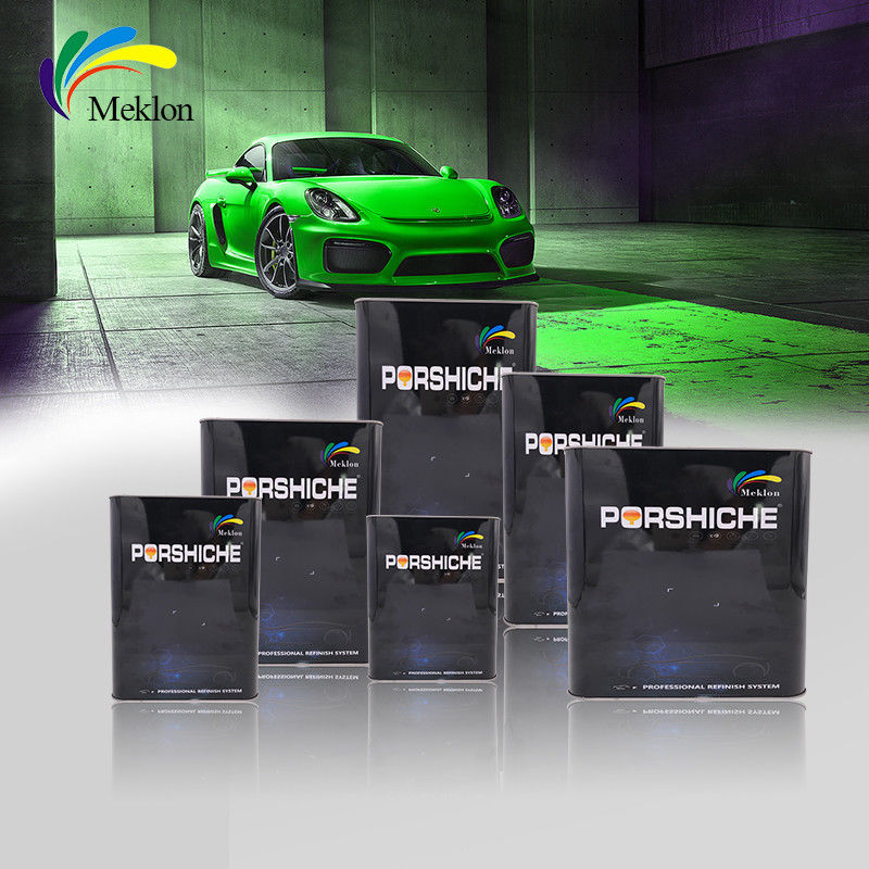 معطف السيارات منخفض الكوكيز المتحرك المتأثر والمقاوم لدرجات الحرارة العالية إعادة صبغ السيارة باللون الأخضر الأصفر