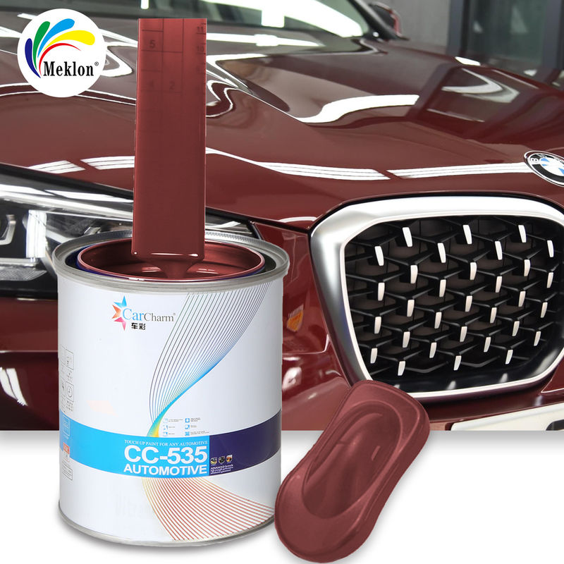 نظام خلط طلاء سيارات السيارات 1K كوبر Basecoat Pearl Colors Crystal Coating الطلاء الرشوي للسيارات